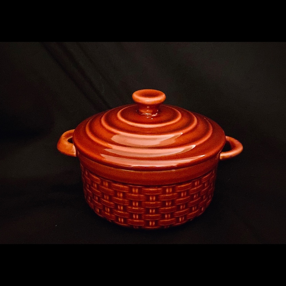 Pier 1 Imports Basket  Ovenware Ceramic Ramekin